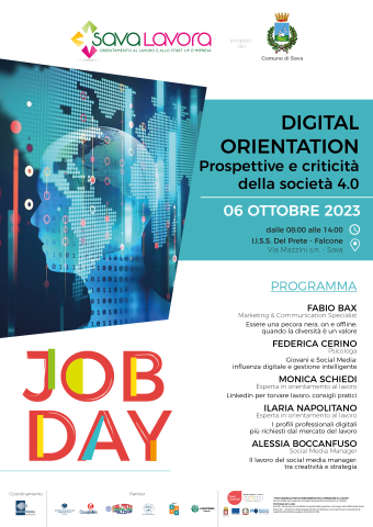Progetto punti cardinali - job day del 06.10.2023: "digital orientation: prospettive e criticita' della societa' 4.0" 