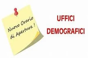 AVVISO CHIUSURA ANTICIPATA SPORTELLO ANAGRAFE PER RILASCIO CARTE D'IDENTITA' ELETTRONICHE - GIORNO 22 AGOSTO 2025